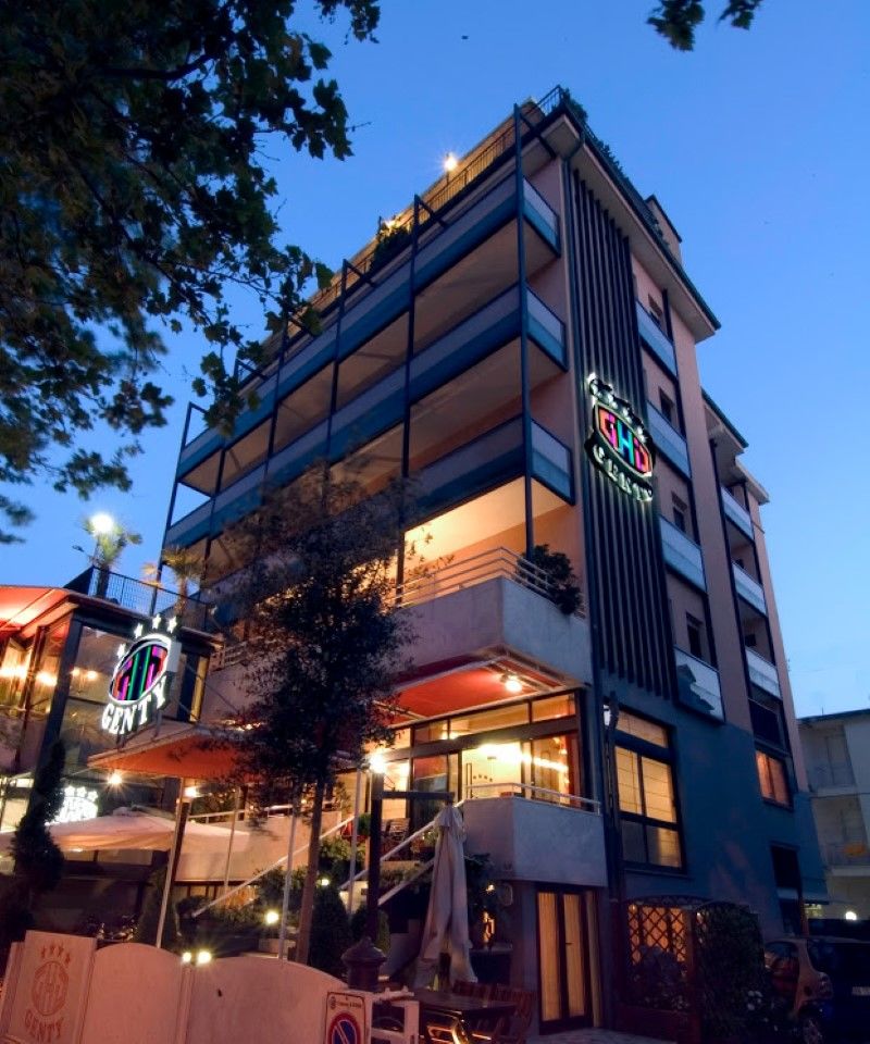 Hotel Genty Rimini Exteriör bild